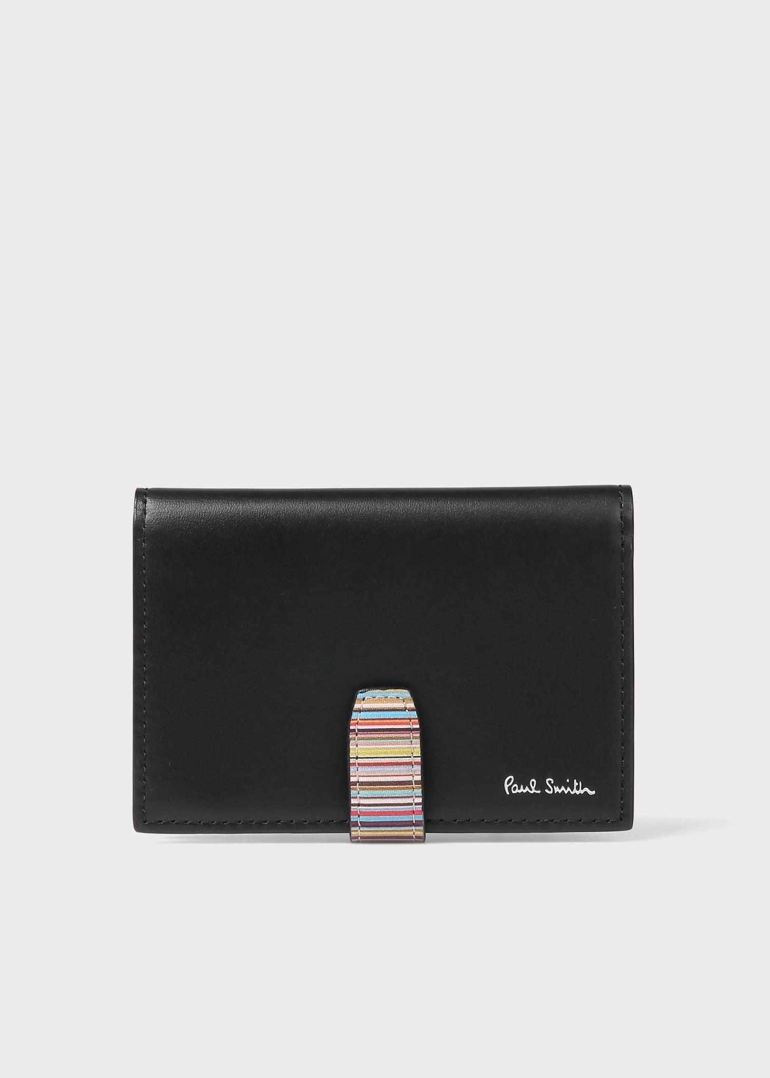 シグネチャーストライプタブ パスケース
