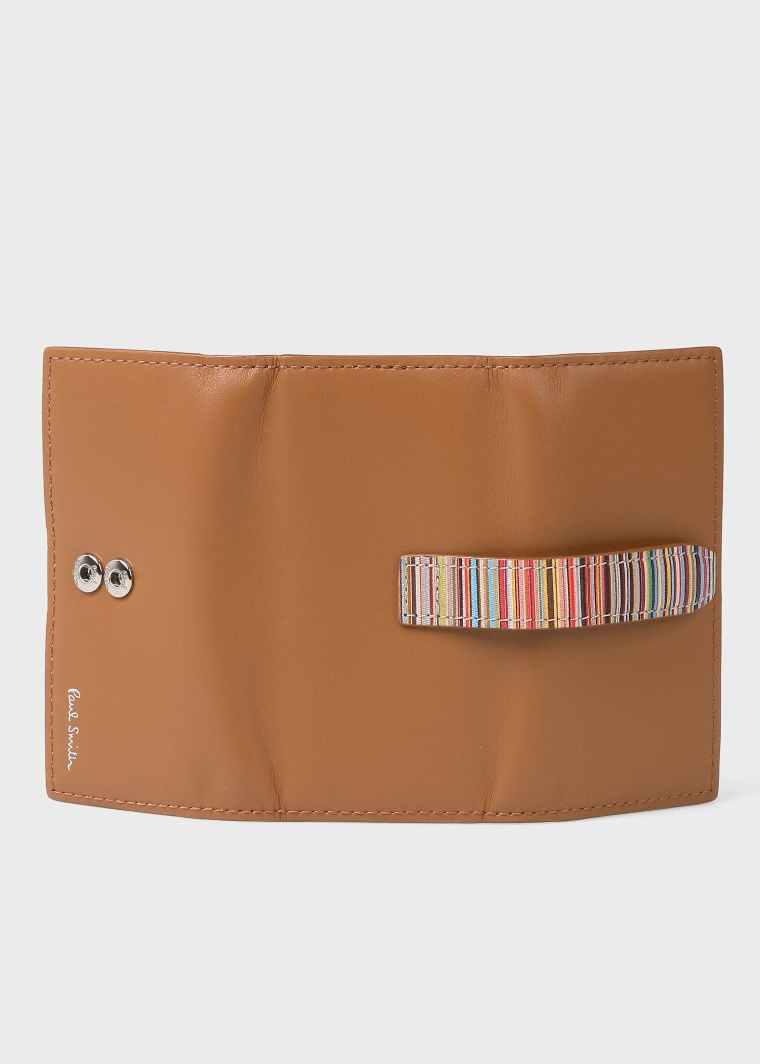 シグネチャーストライプタブ キーケース