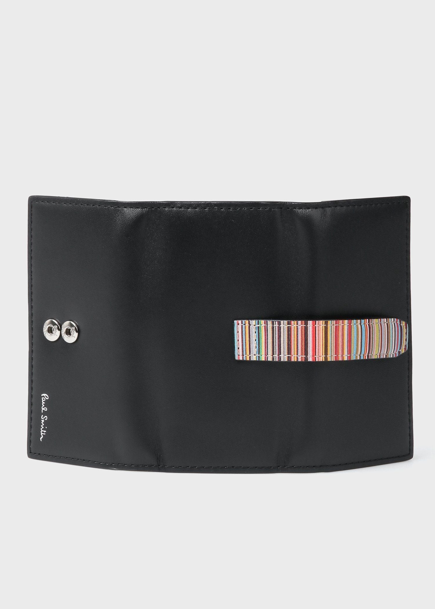 シグネチャーストライプタブ キーケース