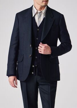 ポールスミス ウールボンバージャケット イタリア製 サイズXL ネイビー ポールスミス ウールボンバージャケット イタリア製 サイズXL ネイビー