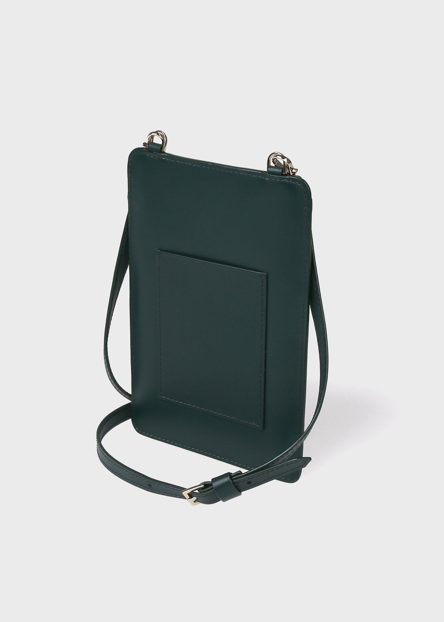 マーガレットプリントトリム ネックポーチ