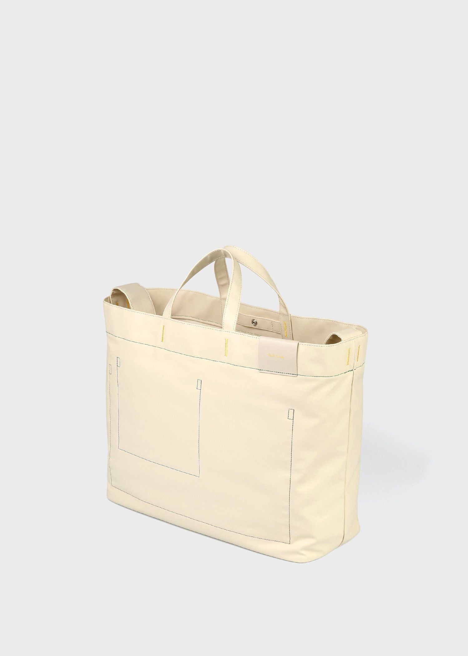 カラーポケット 2wayトートバッグ（アイボリー） ｜ポール・スミス