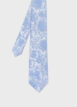 ジャカードフローラル タイ