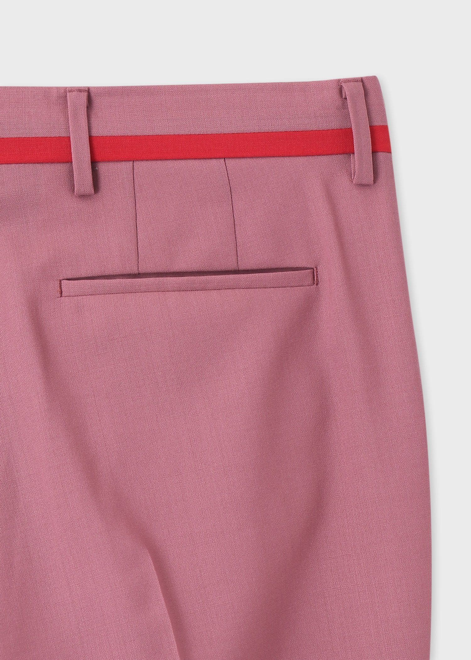 カラーウール テーパードトラウザーズ