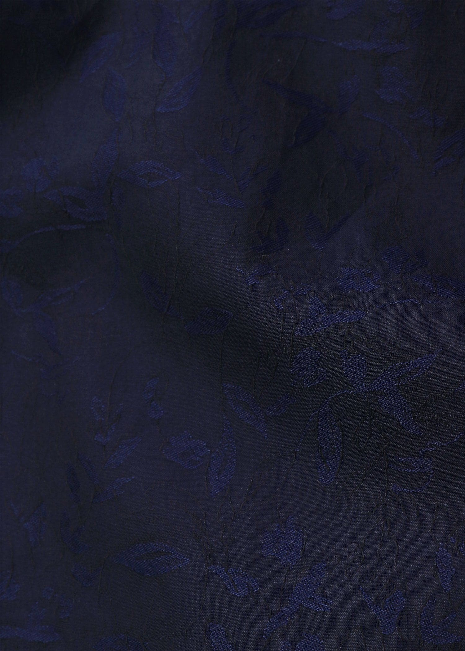 "Ink floral"ジャカード ドレスシャツ