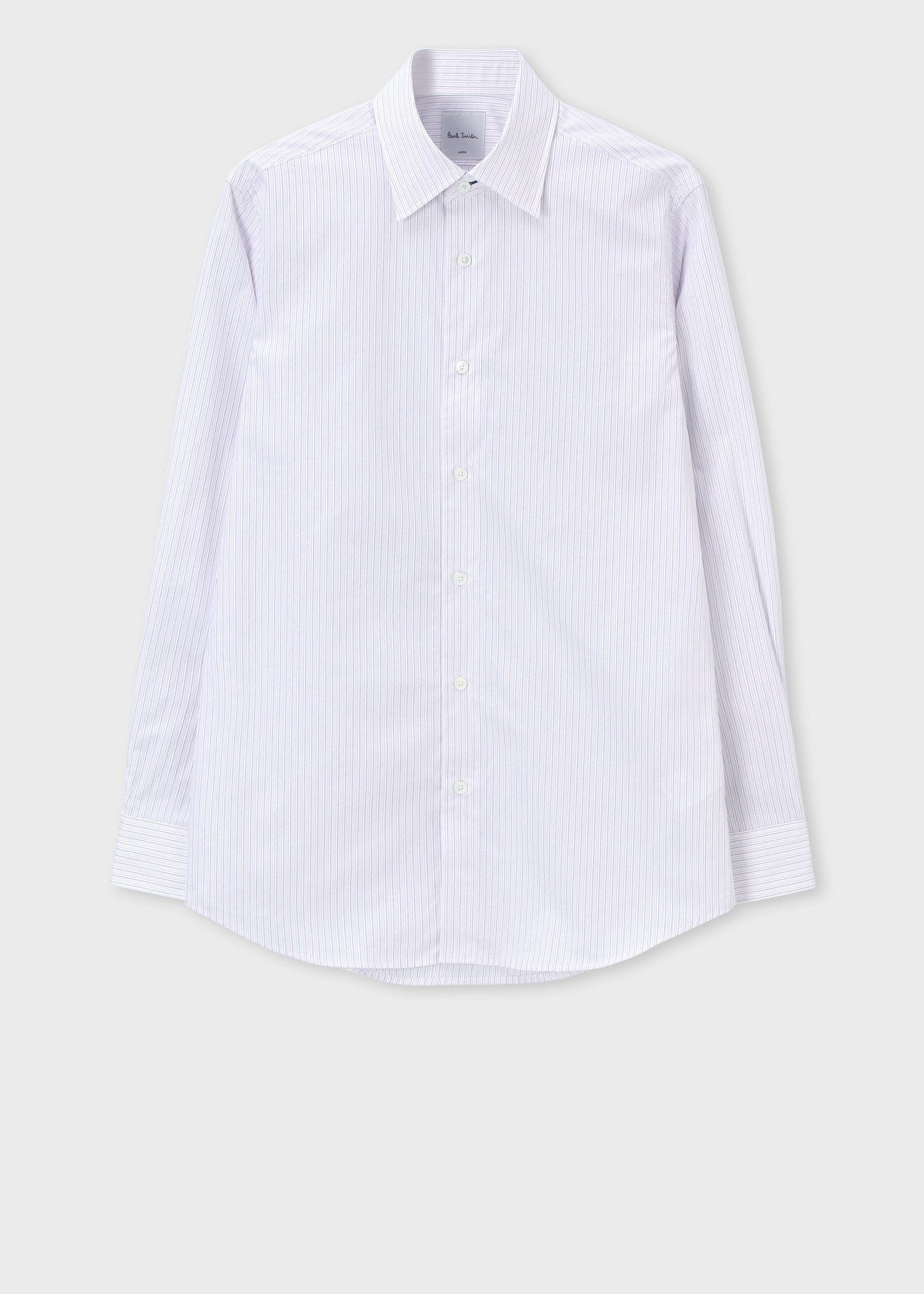 オルタネイトストライプ ドレスシャツ