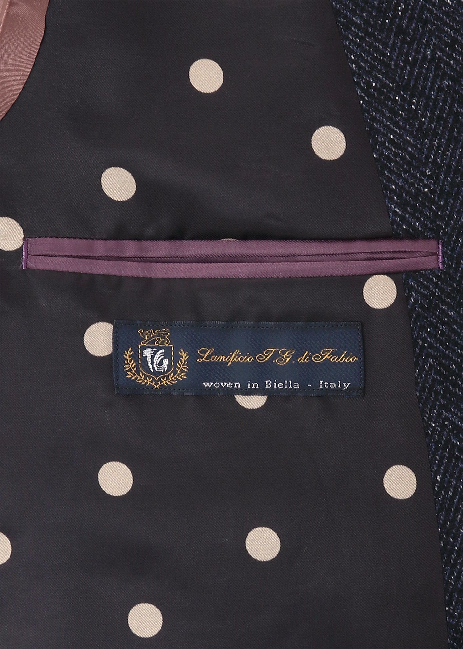 テクスチャード ヘリンボーン ダブルブレスト ジャケット