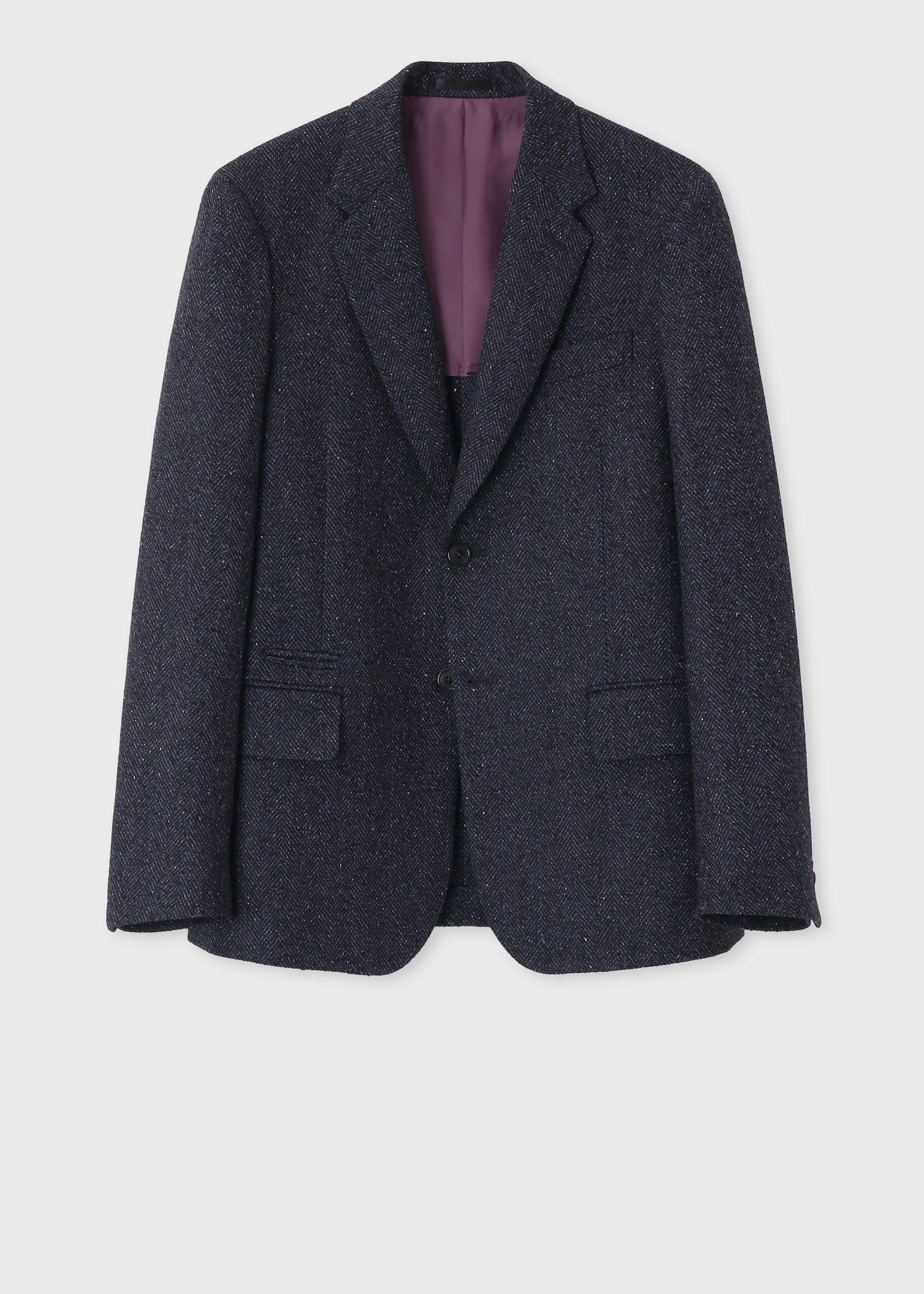 テクスチャード ヘリンボーン 2B ジャケット