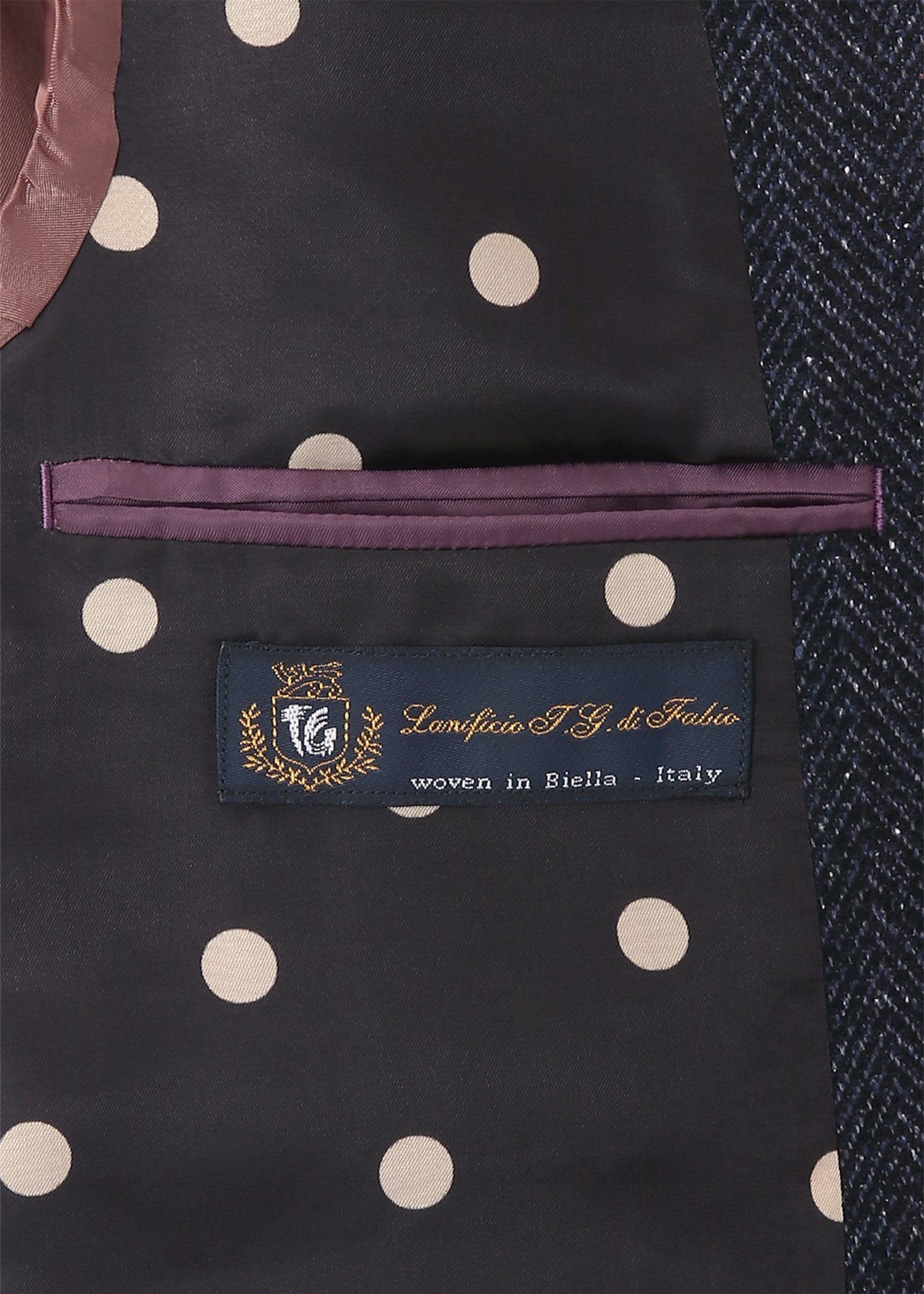 テクスチャード ヘリンボーン 2B ジャケット