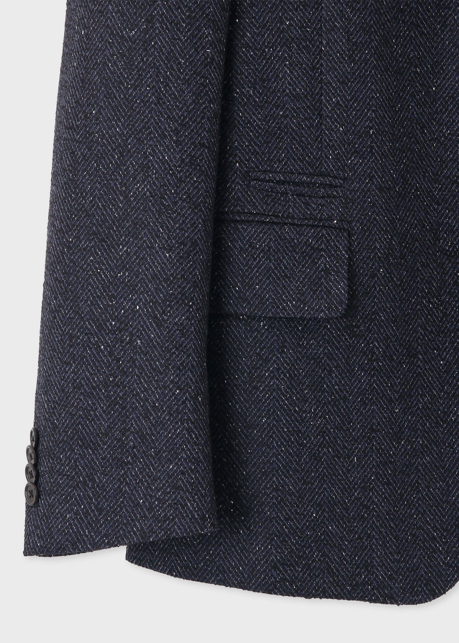 テクスチャード ヘリンボーン 2B ジャケット