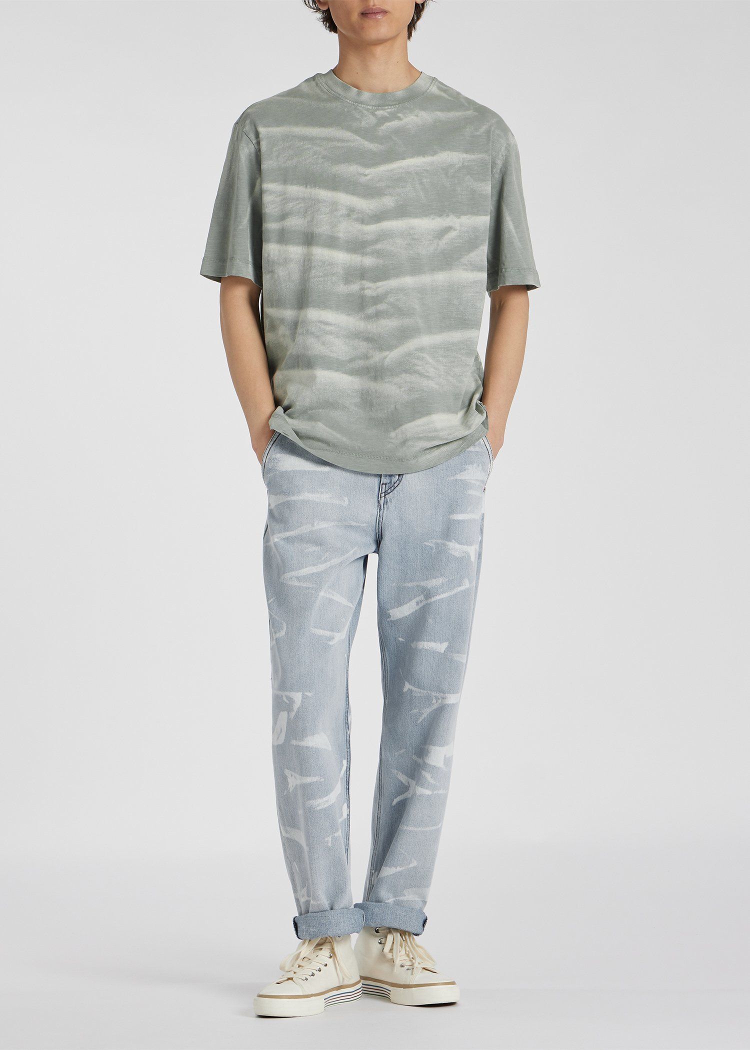 "Bleaching" 半袖カットソー