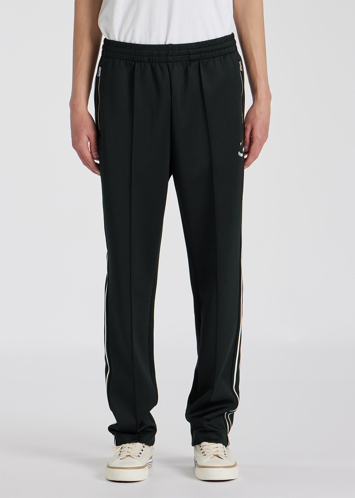"Happy" コントラストライン トラックパンツ