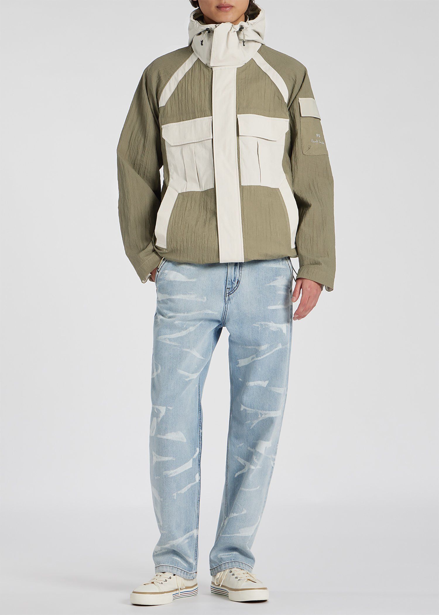 "Archigram"ミックスアップブルゾン