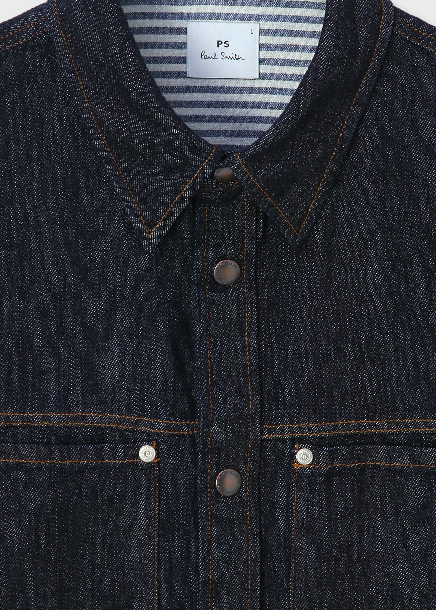 インディゴデニム シャツブルゾン