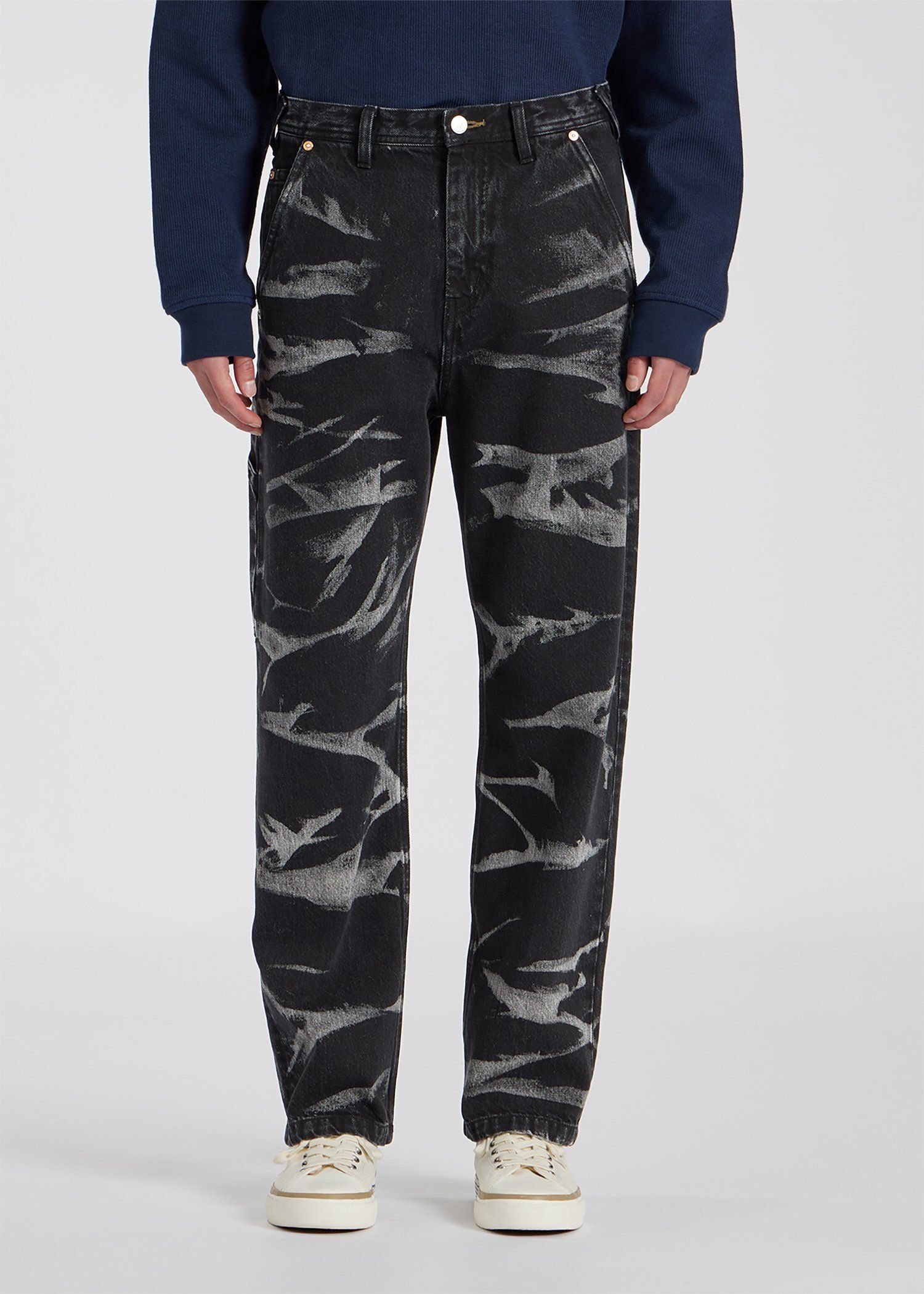 "bleaching" テクニカルジーンズ