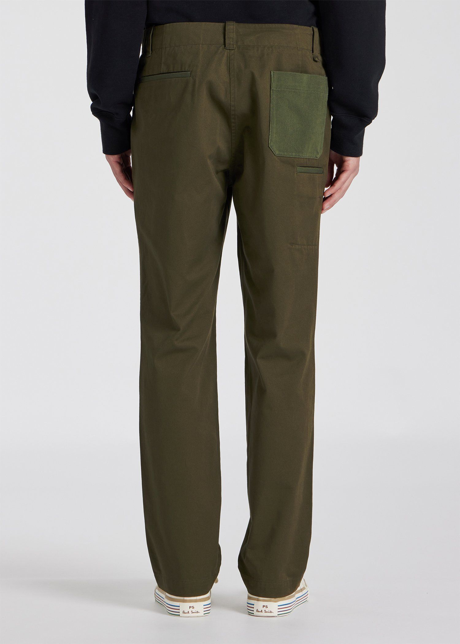 ミックステクスチャー テーパード トラウザーズ