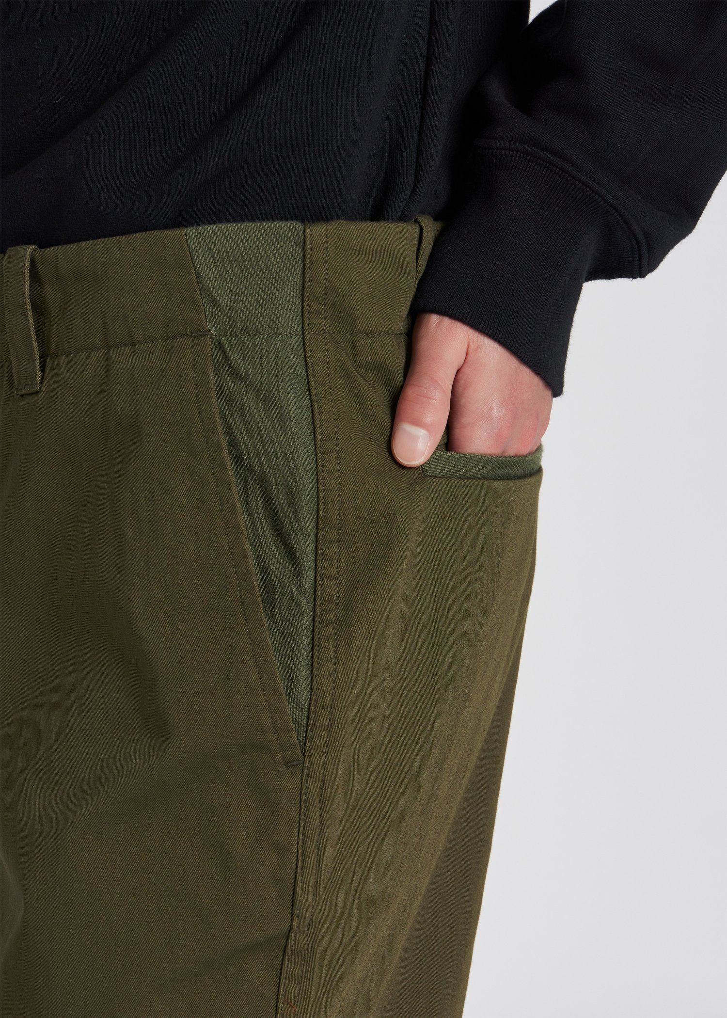 ミックステクスチャー テーパード トラウザーズ