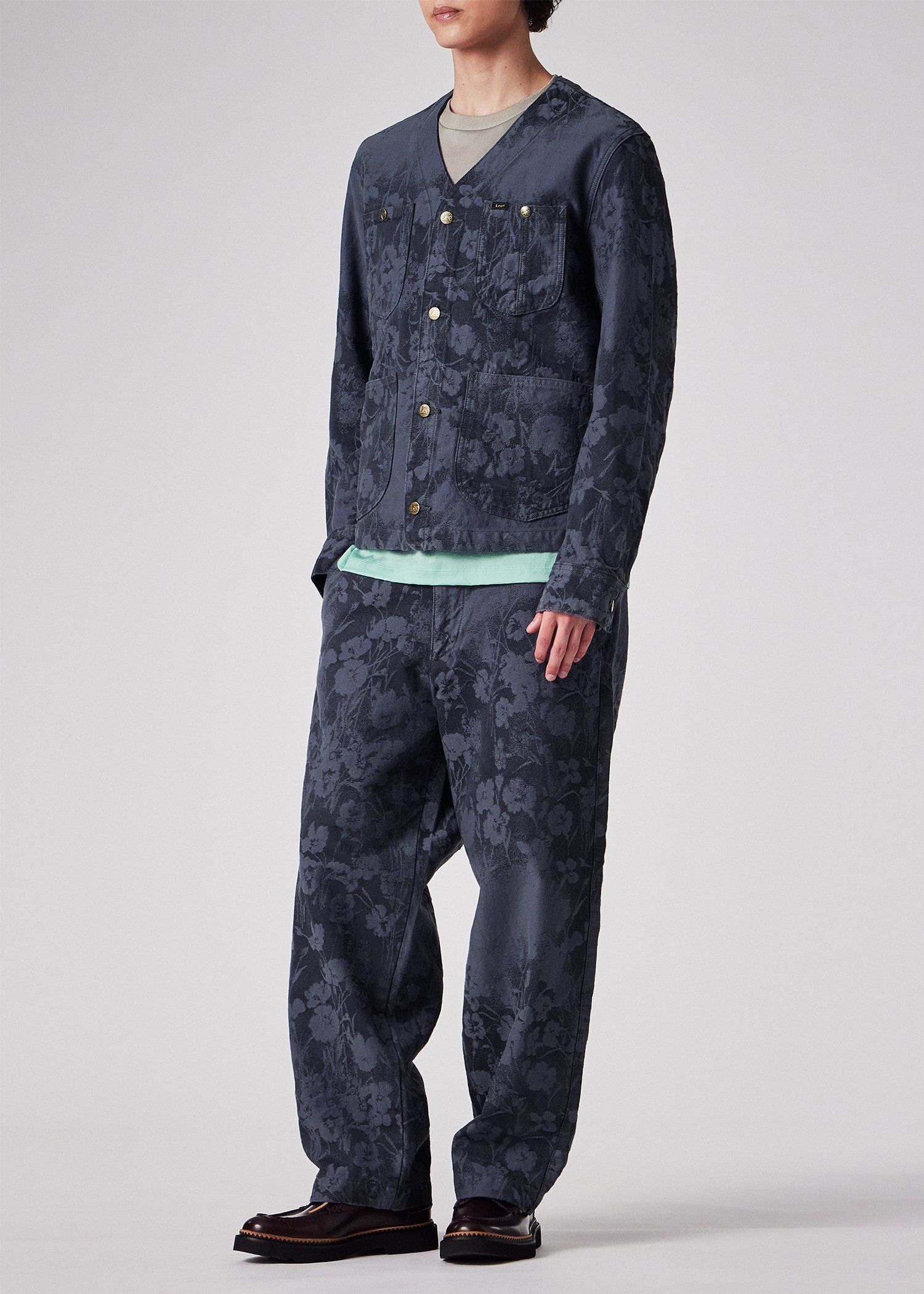 Paul Smith + Lee ジャカード テーパード トラウザーズ