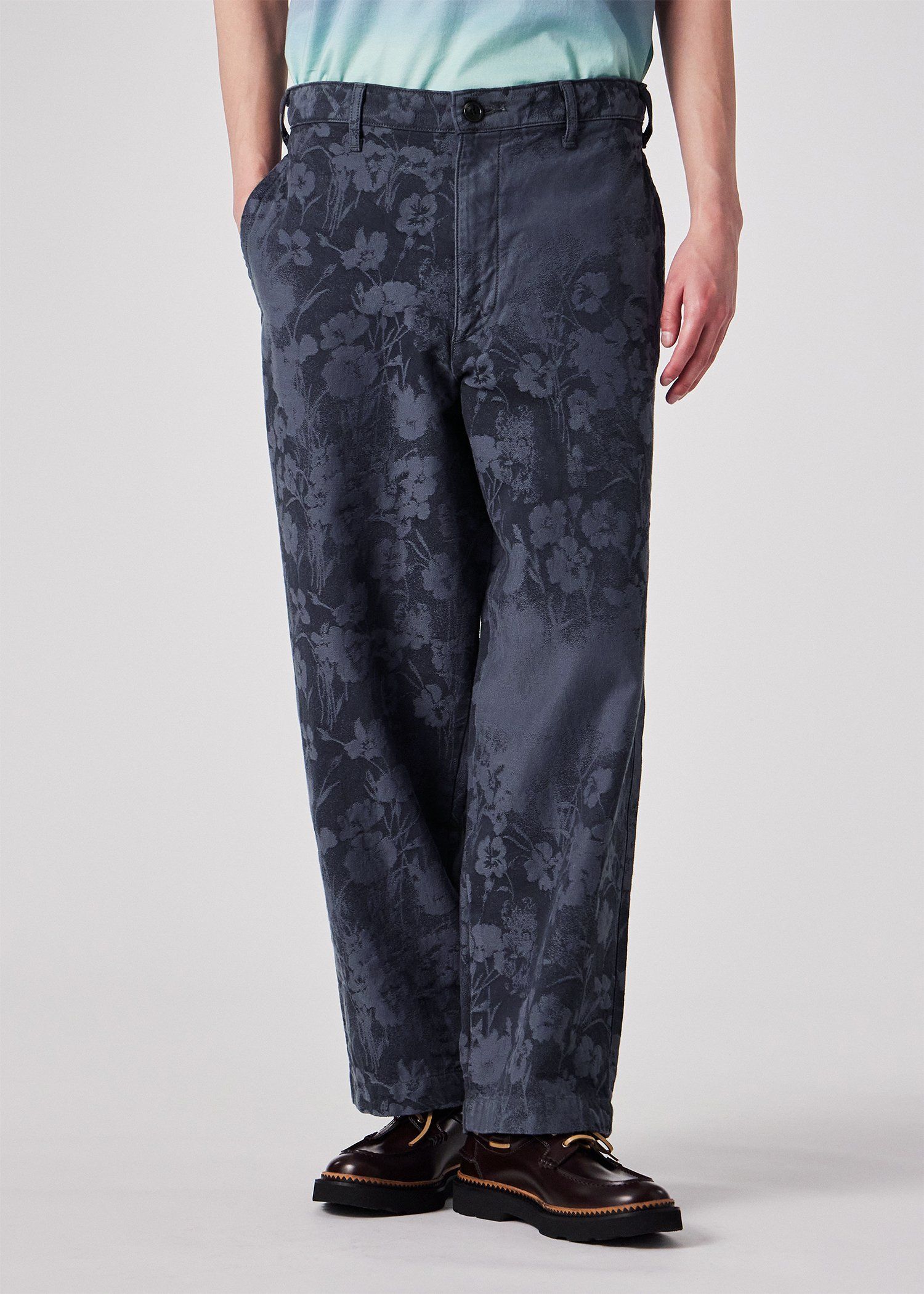 Paul Smith + Lee ジャカード テーパード トラウザーズ