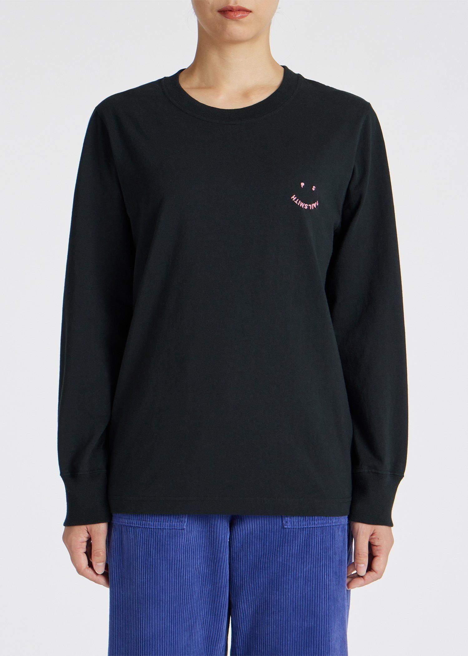 "Happy" 長袖Tシャツ