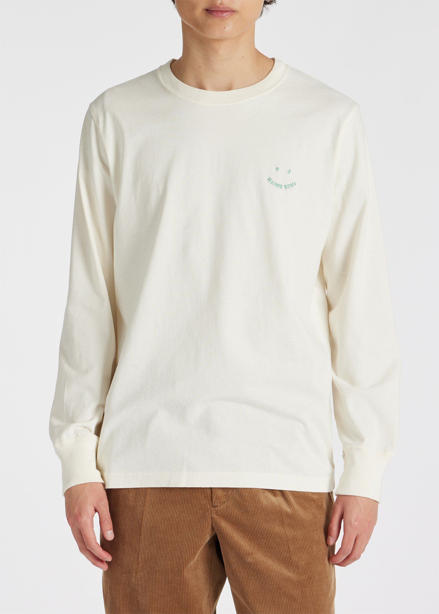 "Happy" 長袖Tシャツ