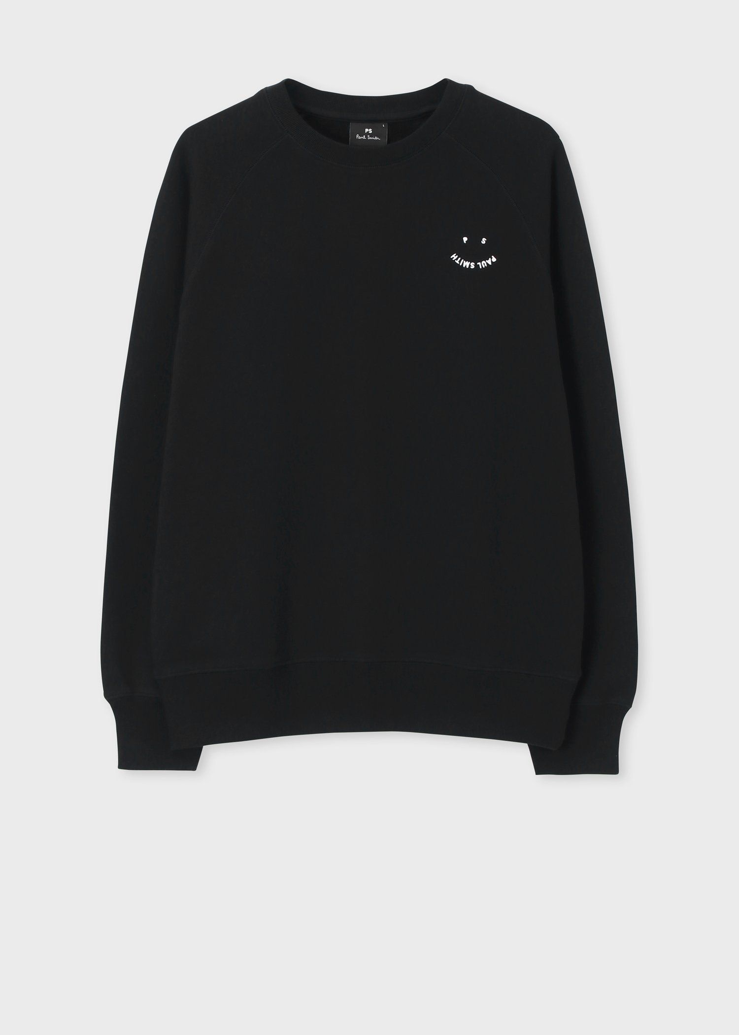 "Happy" ラグランスリーブ スウェット