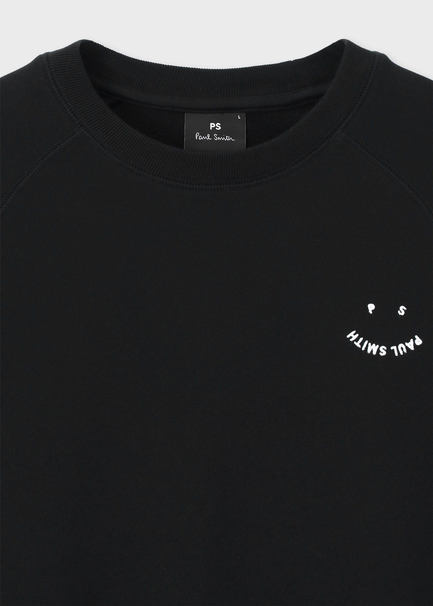 "Happy" ラグランスリーブ スウェット