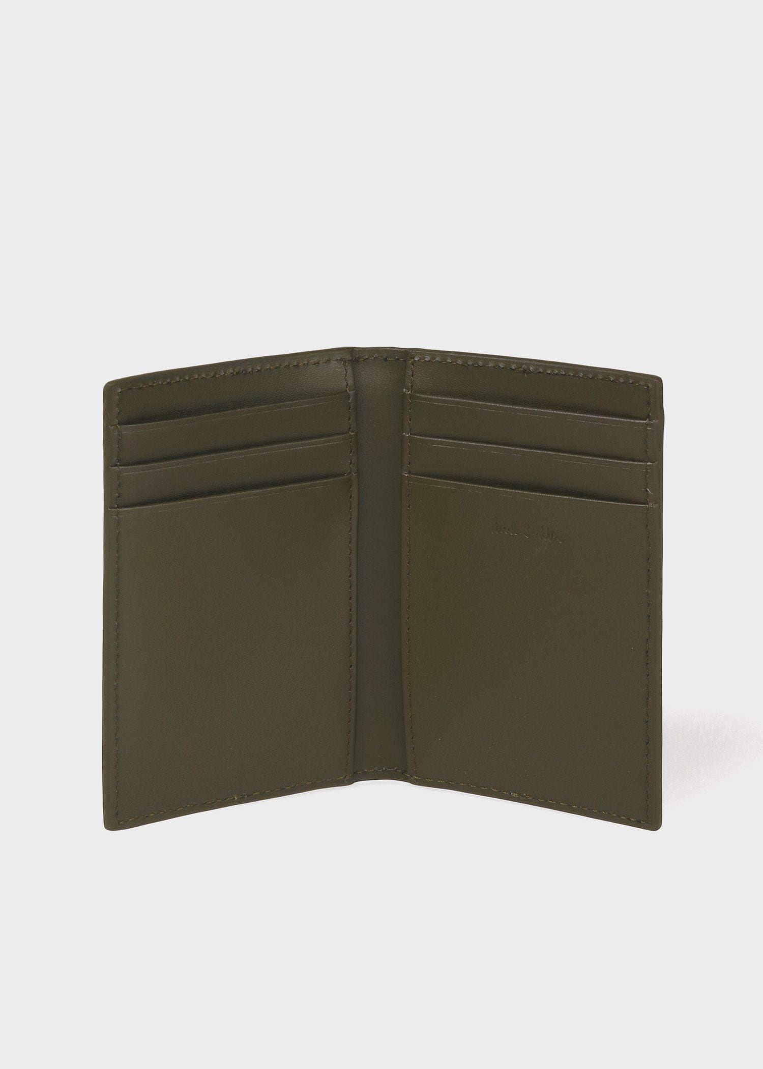 カラーブロックストライプ カードケース