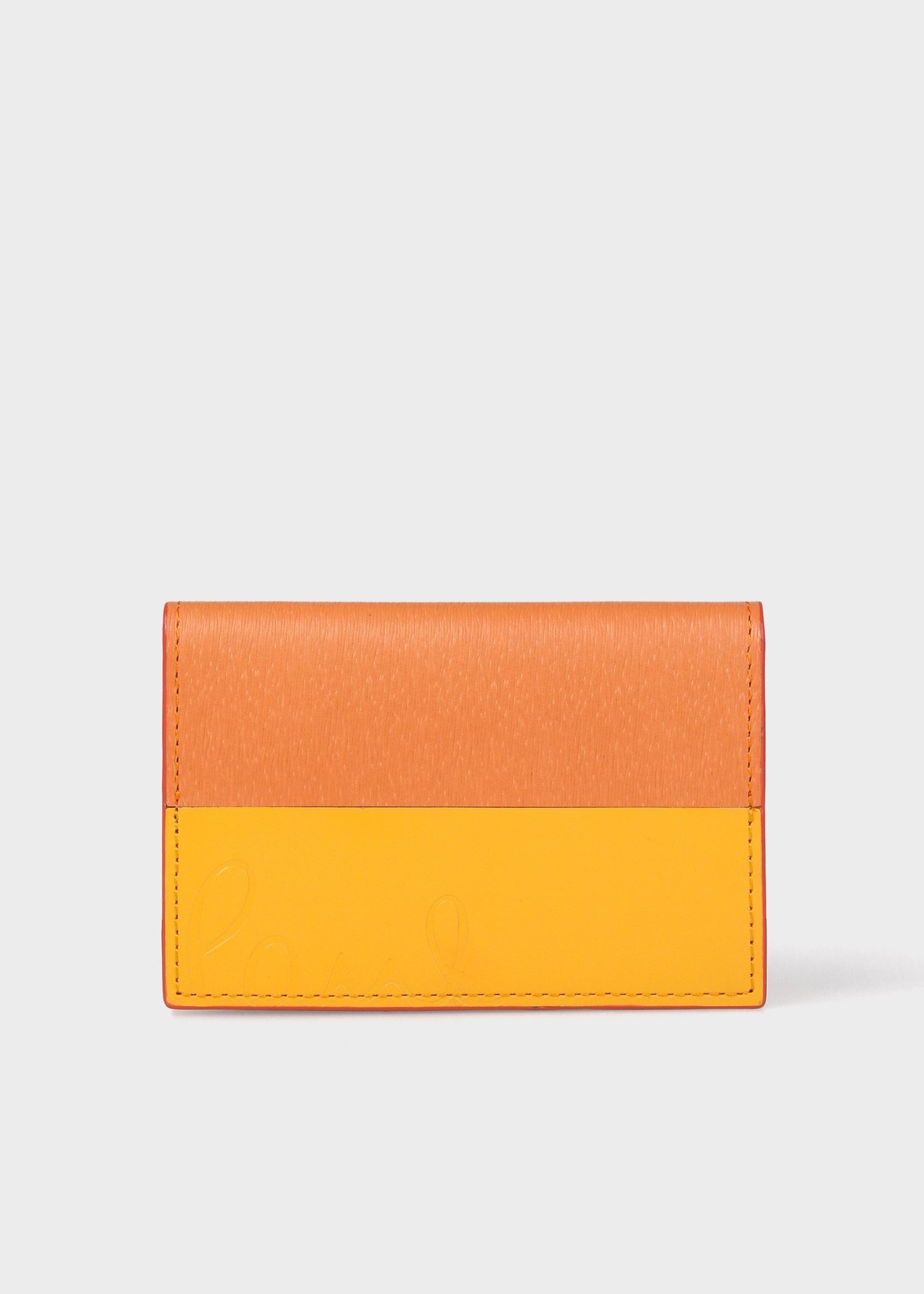 カラーブロックストライプ カードケース