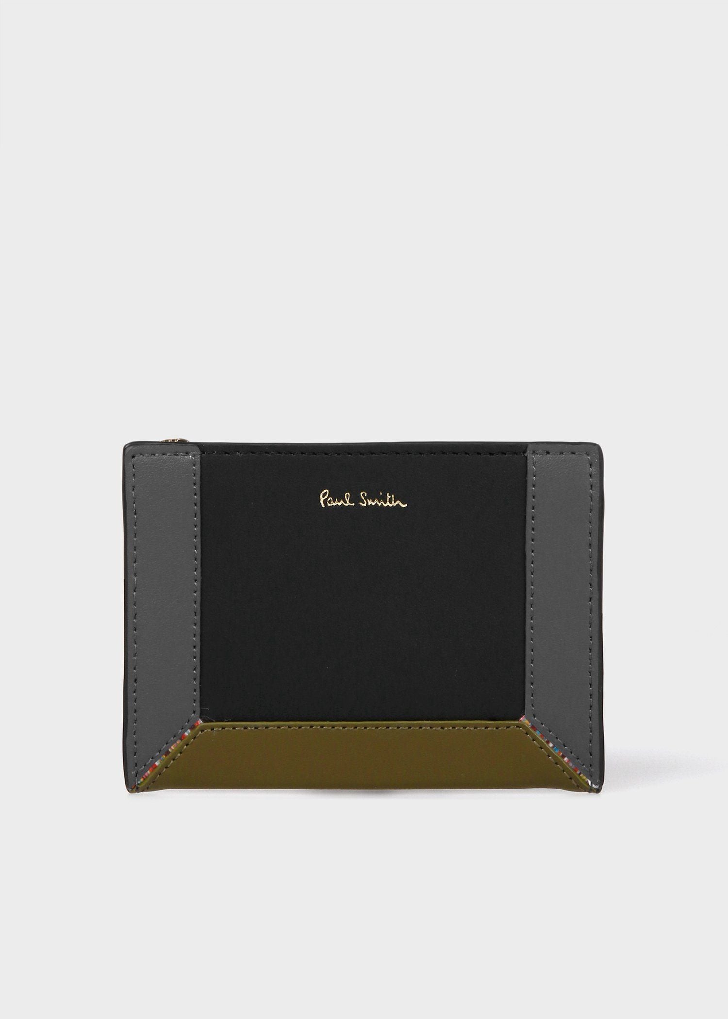 コントラストカラーブロック コインケース