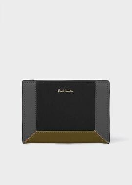 コントラストカラーブロック コインケース