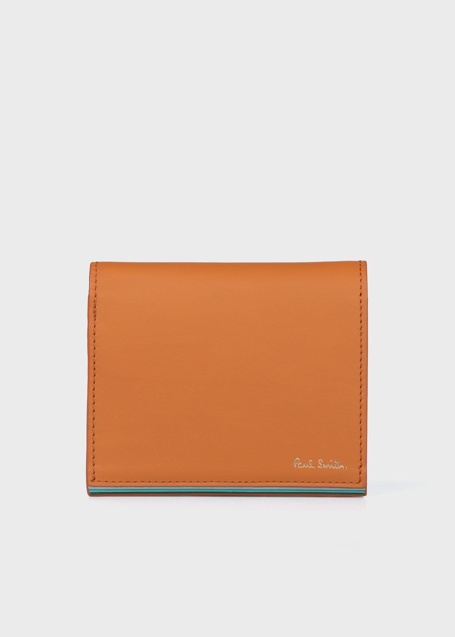 レイヤードストライプ 2つ折り財布