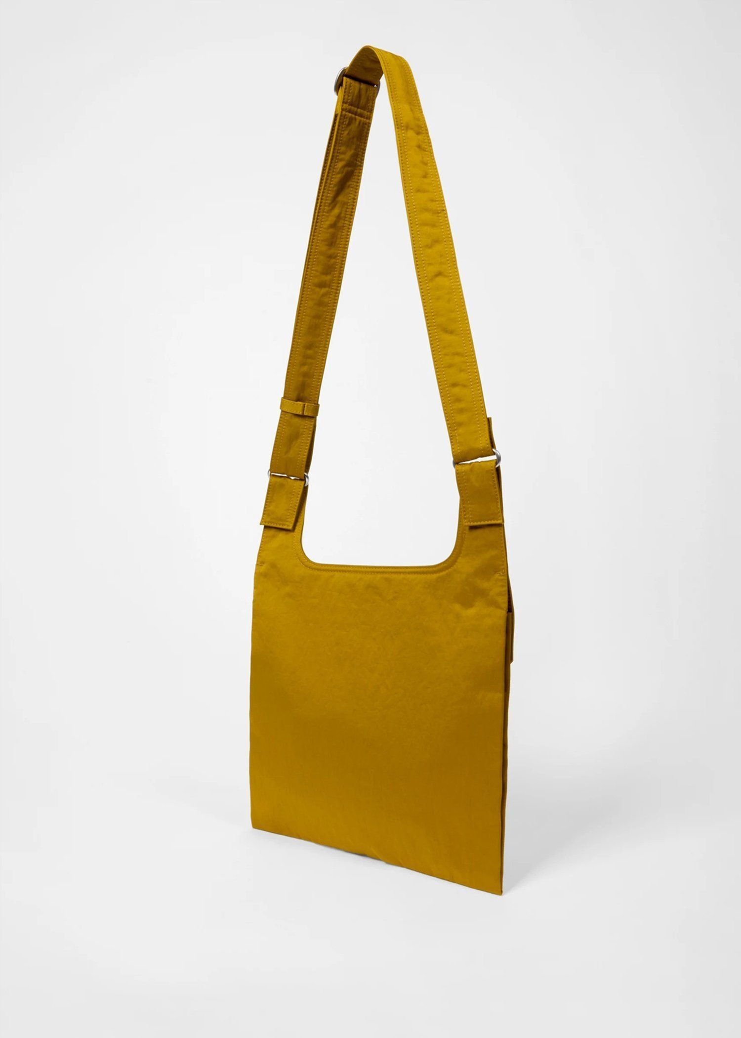 "Cropped Logo" シャイニーナイロン ショルダーバッグ