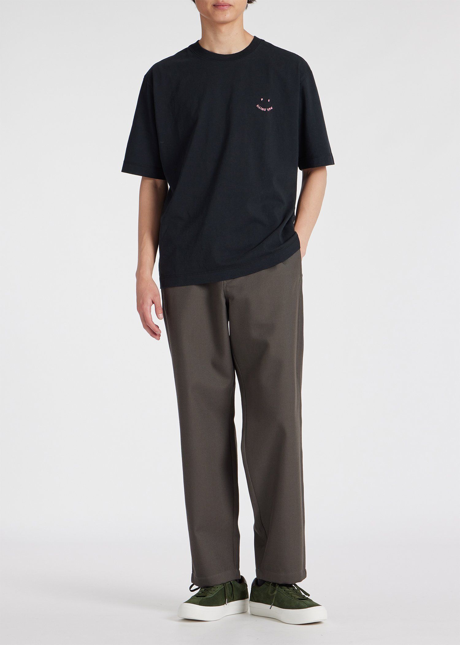 "Happy" 半袖Tシャツ