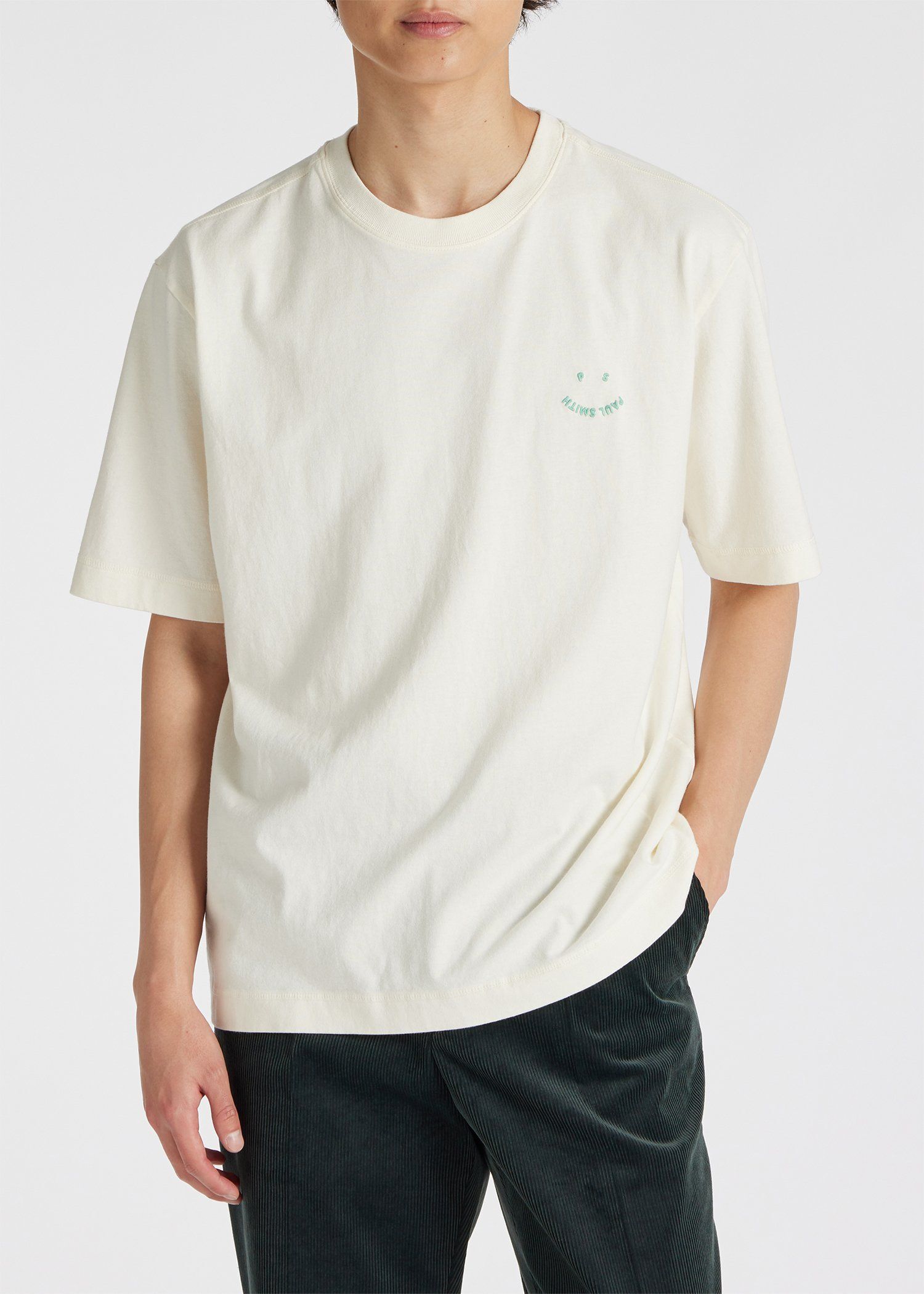 "Happy" 半袖Tシャツ