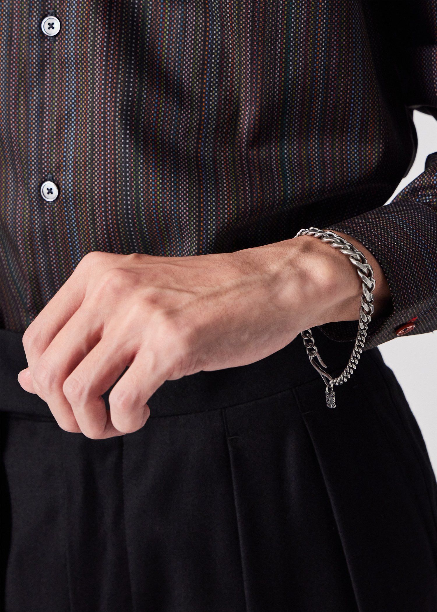 "Flat Link Chain" ブレスレット