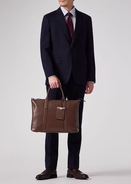 モダンビジネス 2WAYビジネスバッグ（ダークブラウン） ｜ポール・スミス