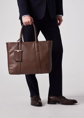 ▪️PaulSmith トートバッグ　レザー　近年モデル　美品　ビジネス　3層 Paul Smith◇トートバッグ/レザー/BLK/無地 : セカンドストリートYahoo