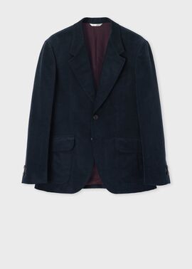 ナローウェールコーデュロイ 2Bジャケット（ネイビー） ｜ポール・スミス