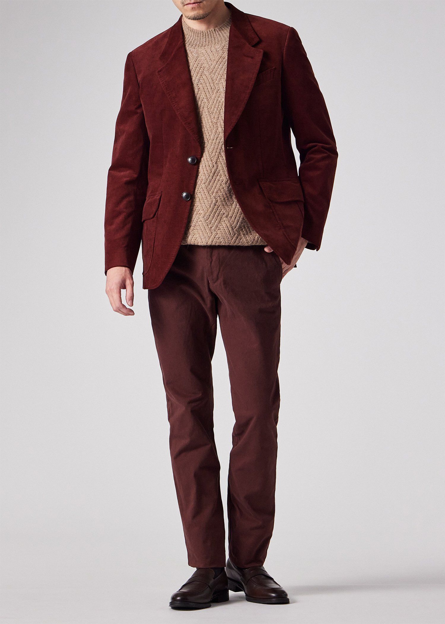 ナローウェールコーデュロイ 2Bジャケット