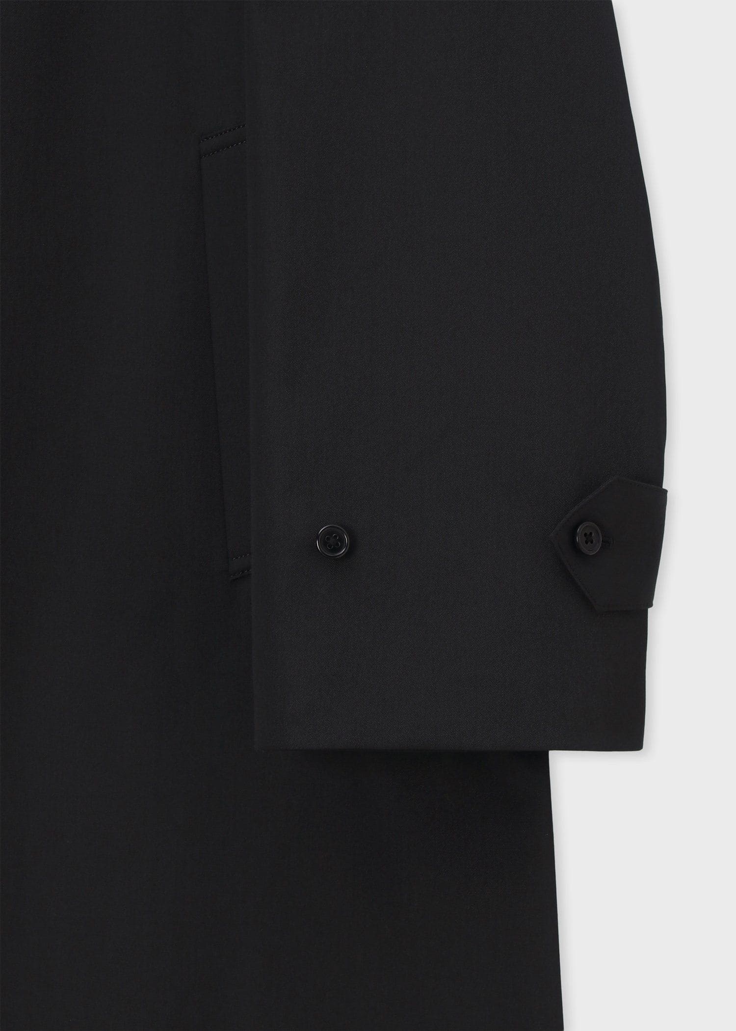 ウールブレンド ワイドシルエット ステンカラーコート