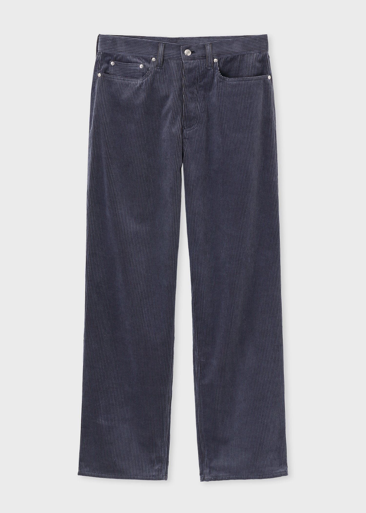 コットンコーデュロイ ワイドストレートパンツ