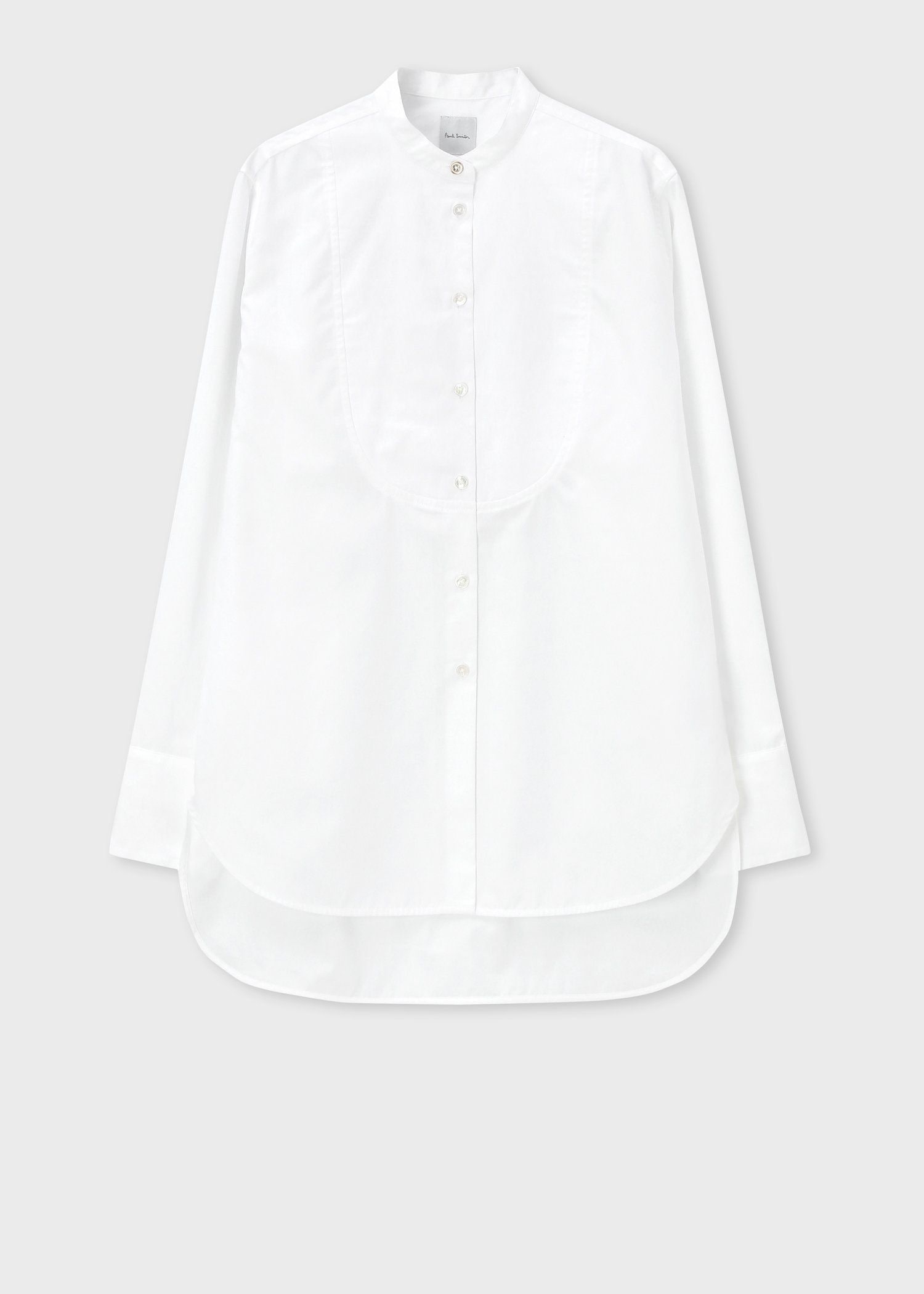 ウィメンズ ビブヨーク ノーカラーシャツ