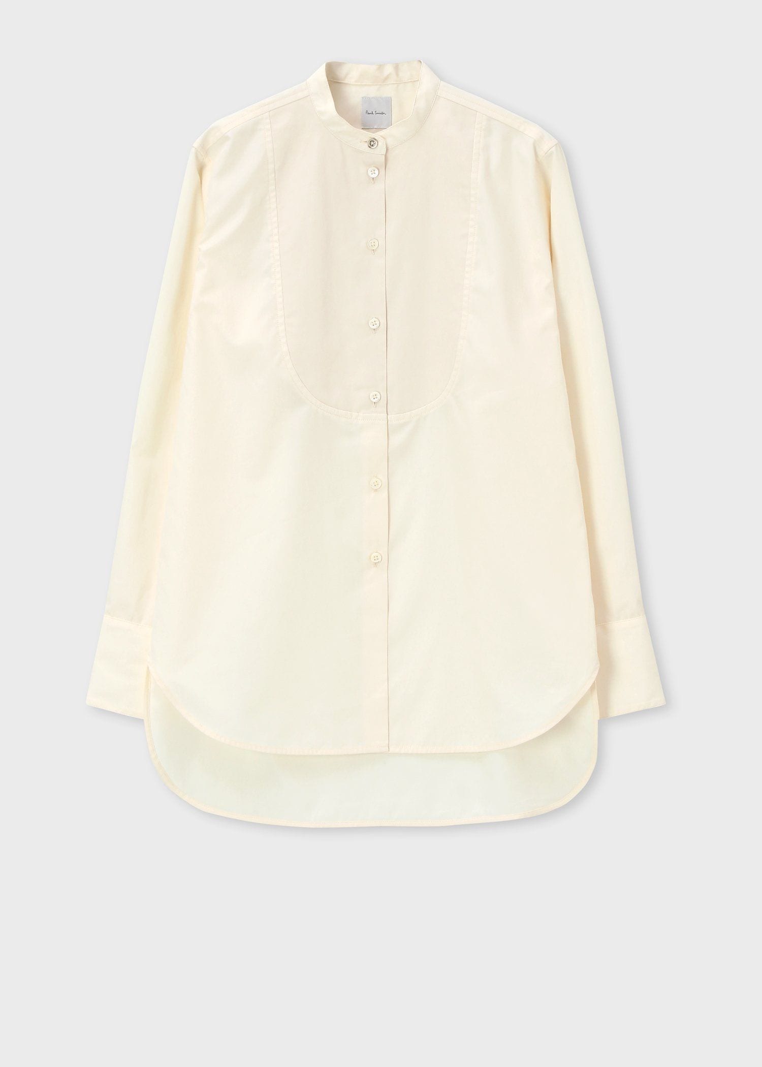 ウィメンズ ビブヨーク ノーカラーシャツ