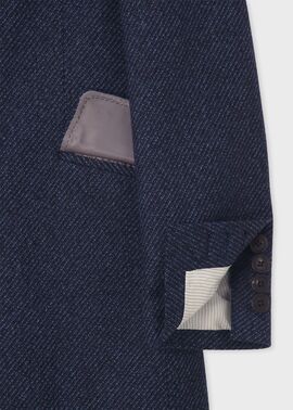 ウールカルゼ チェスターコート（ネイビー） ｜ポール・スミス