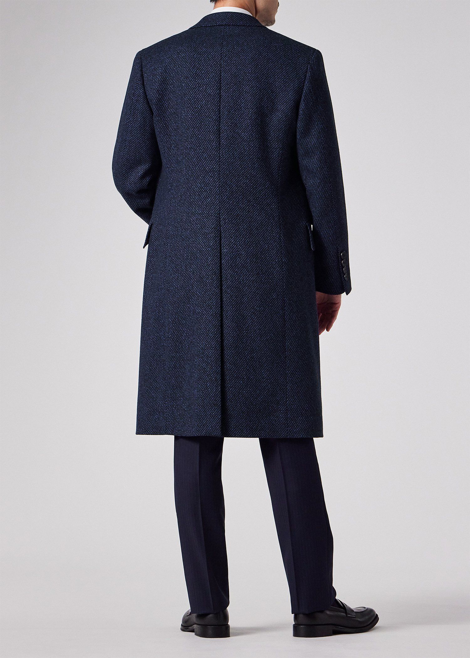 ウールカルゼ チェスターコート(ネイビー) |ポール・スミス ウールカルゼ チェスターコート(ネイビー) |ポール・スミス