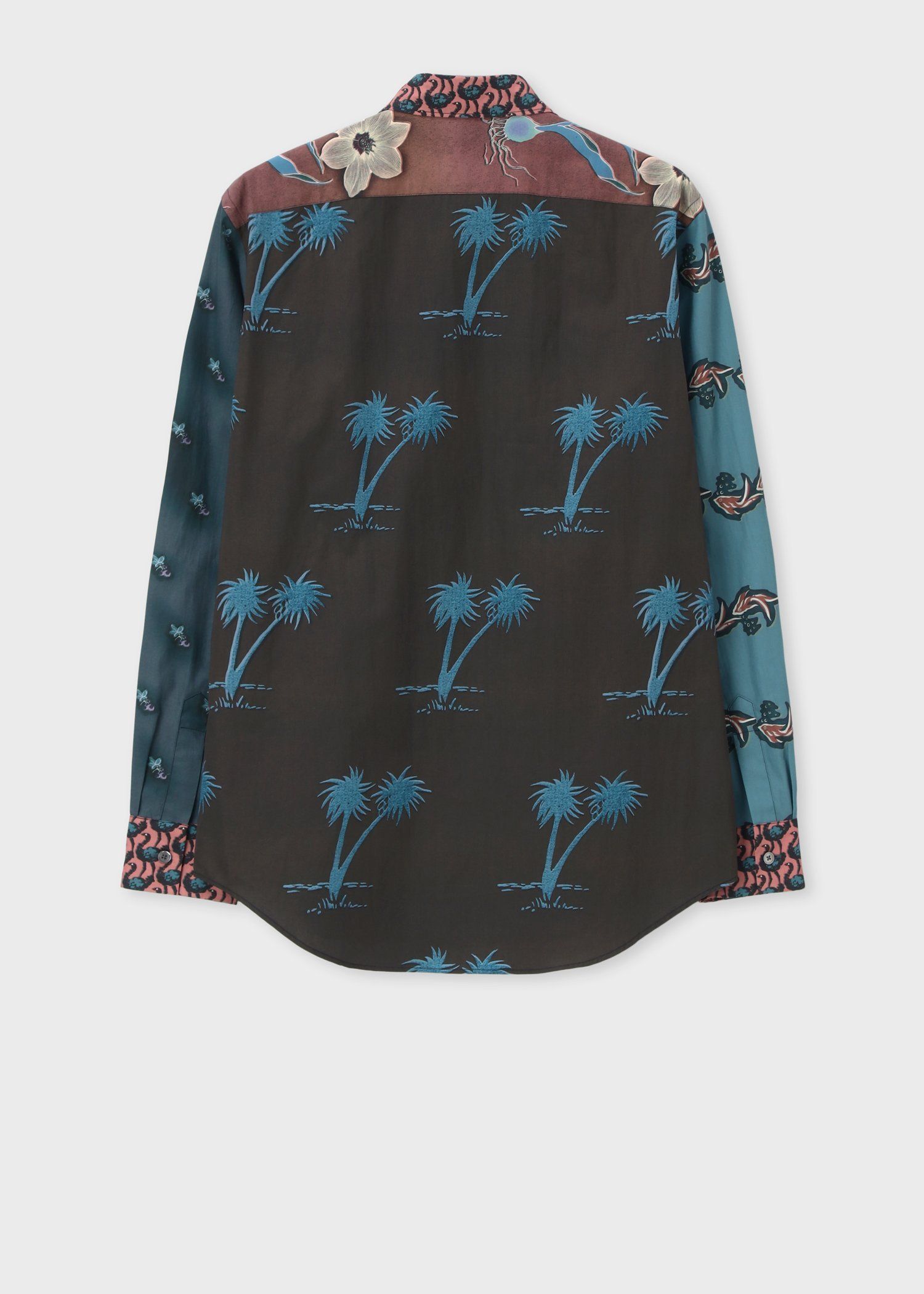 ミックスアート プリントシャツ（ブルー） ｜ポール・スミス