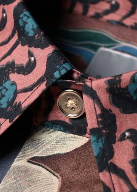 ミックスアート プリントシャツ（ブルー） ｜ポール・スミス