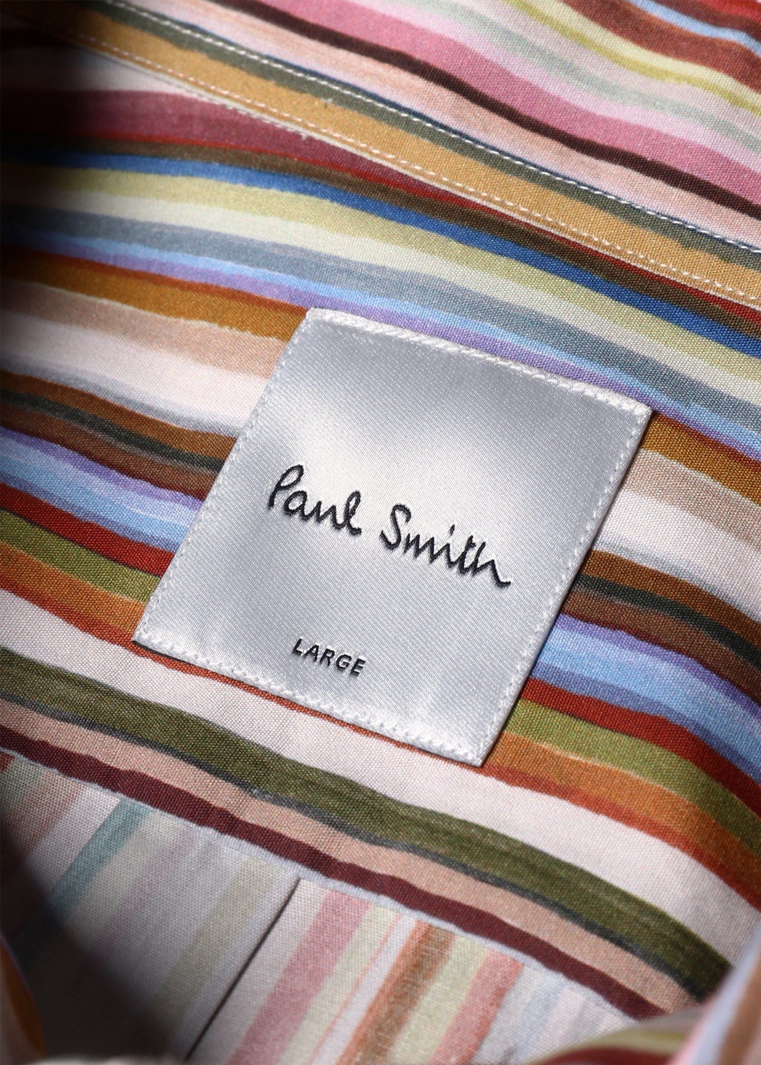 "Painted Signature Stripe" シャツ