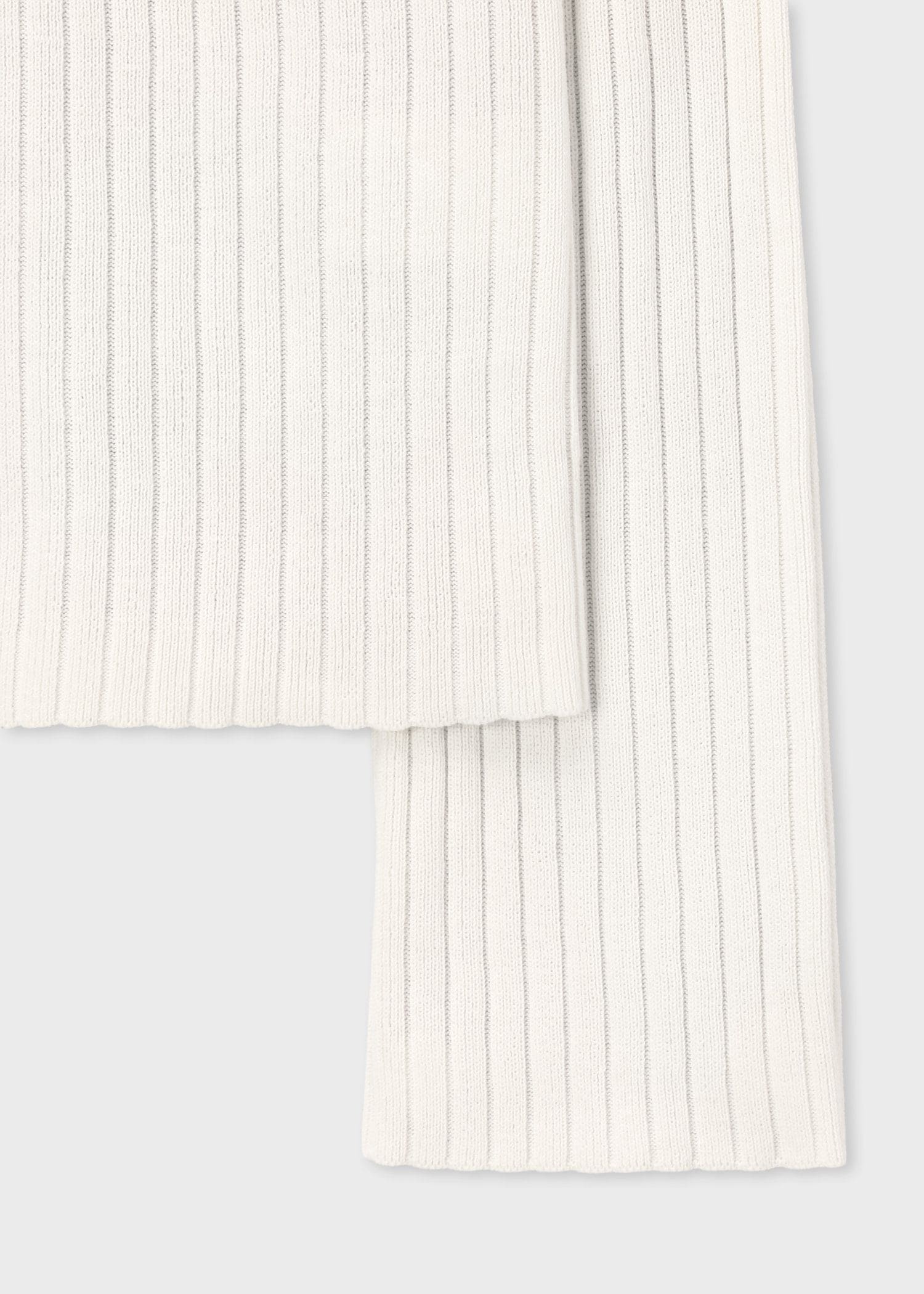 ウィメンズ バイカラー スリット カーディガン